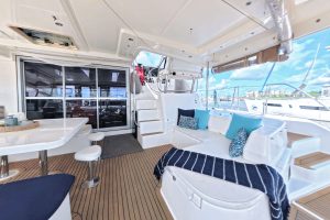 deck, Leopard 48, catamaran for sale