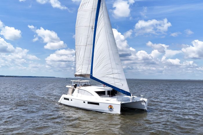 underway, Leopard 48, catamaran for sale