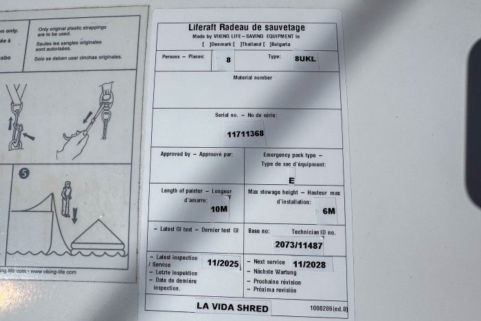diagram, Leopard 48, catamaran for sale