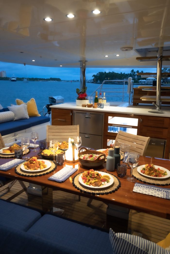 cockpit, Lagoon 620, catamaran for sale
