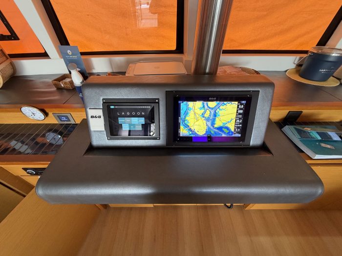 navigation station, Lagoon 620, catamaran for sale