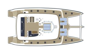 diagram, Lagoon 620, catamaran for sale