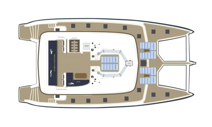 diagram, Lagoon 620, catamaran for sale