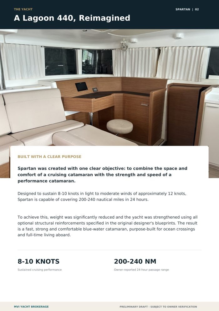 Lagoon 440, catamaran for sale