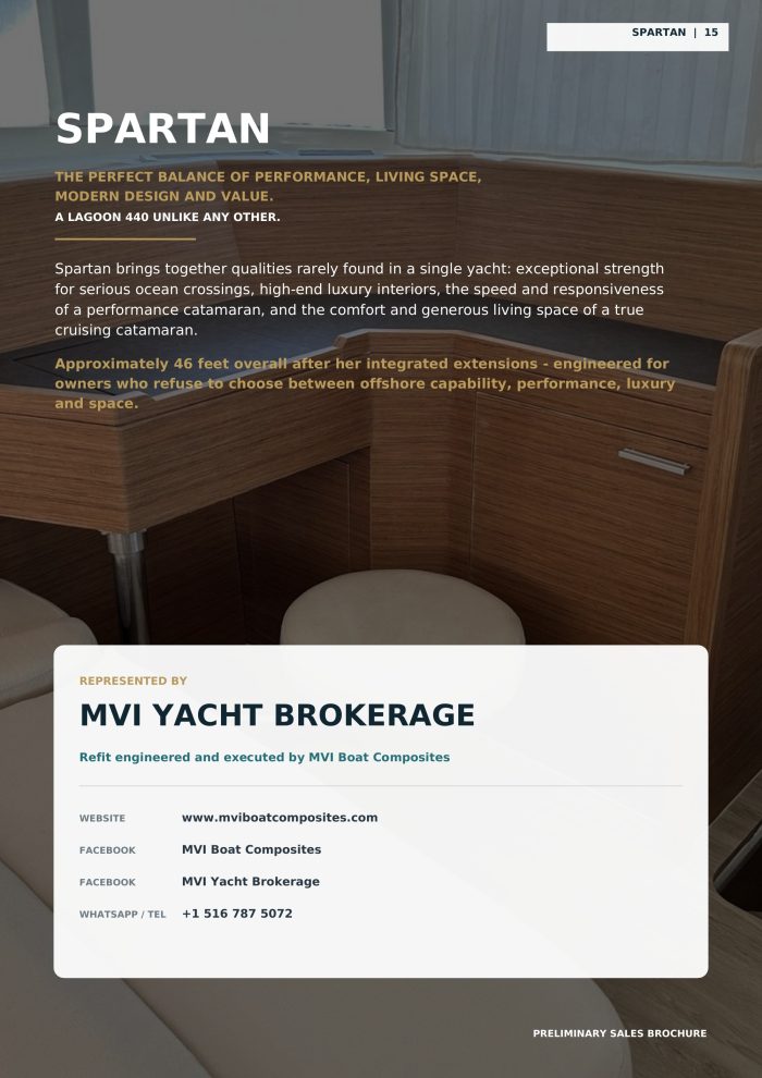 Lagoon 440, catamaran for sale