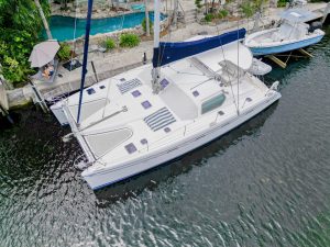 exterior, Privilege 435, catamaran for sale