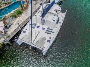 exterior, Privilege 435, catamaran for sale