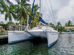 exterior, Privilege 435, catamaran for sale