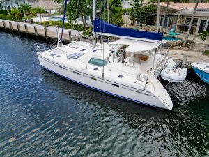 exterior, Privilege 435, catamaran for sale