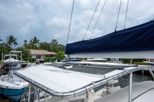 deck, Privilege 435, catamaran for sale