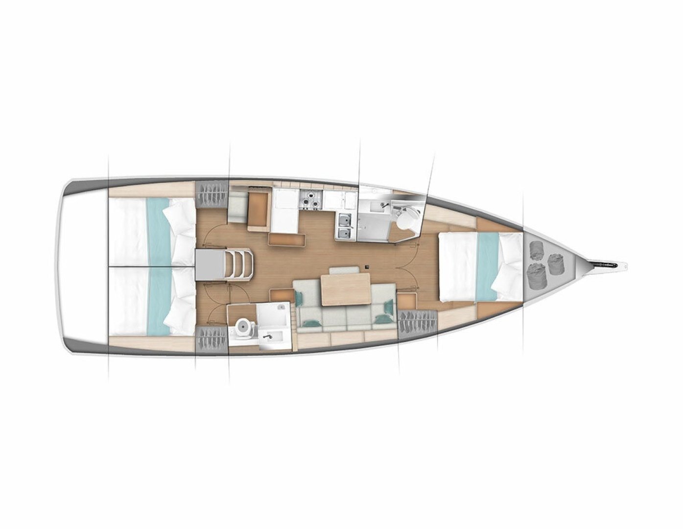 diagram, Jeanneau, sailboat for sale