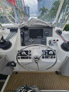 helm, Leopard 48, catamaran for sale