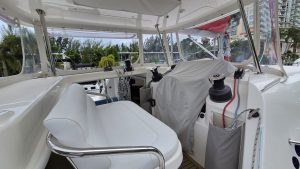 cockpit, Leopard 48, catamaran for sale