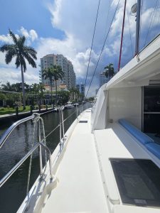 deck, Leopard 48, catamaran for sale