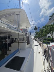 deck, Leopard 48, catamaran for sale