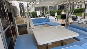 cockpit, Leopard 48, catamaran for sale