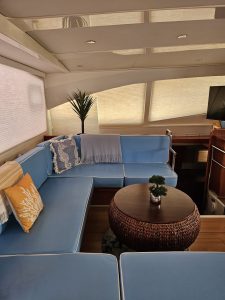 salon, Leopard 48, catamaran for sale