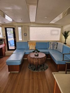 salon, Leopard 48, catamaran for sale