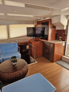 salon, Leopard 48, catamaran for sale