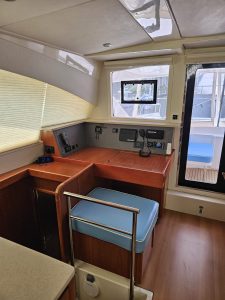 navigation station, Leopard 48, catamaran for sale