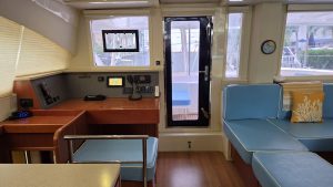 salon, Leopard 48, catamaran for sale