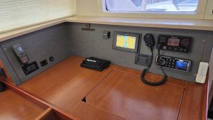 navigation station, Leopard 48, catamaran for sale