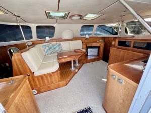 salon, PDQ 42 Antares, catamaran for sale