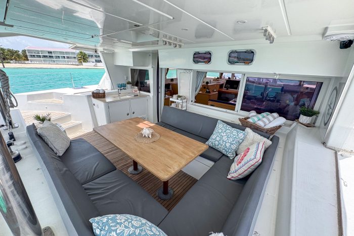 cockpit, Lagoon 500, catamaran for sale