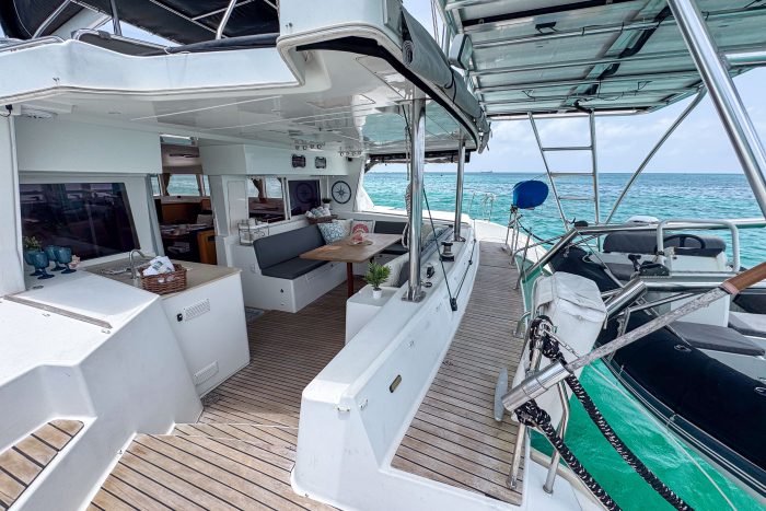cockpit, Lagoon 500, catamaran for sale