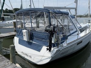 cockpit, Beneteau 41 Oceanis, sailboat for sale