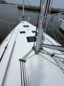 deck, Beneteau 41 Oceanis, sailboat for sale