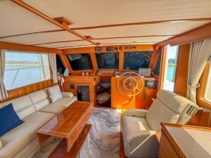 interior, Defever 49, trawler for sale