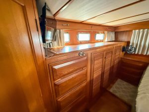 interior, Defever 49, trawler for sale