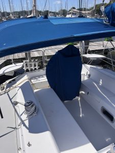 cockpit, Catalina 320, sailboat for sale