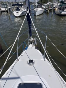 deck, Catalina 320, sailboat for sale