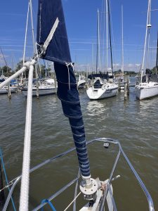 exterior, Catalina 320, sailboat for sale