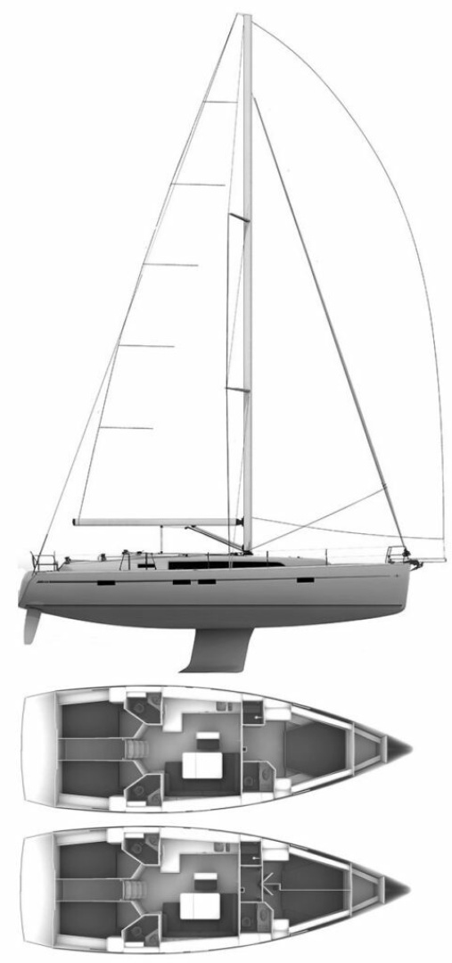 diagram, Bavaria, sailboat for sale