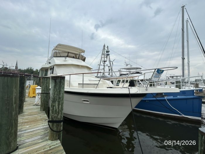 exterior, Hatteras, trawler for sale
