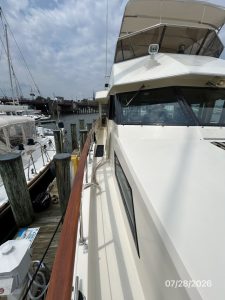 deck, Hatteras, trawler for sale