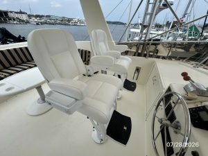 helm, Hatteras, trawler for sale