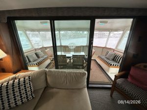 salon, Hatteras, trawler for sale
