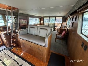 salon, Hatteras, trawler for sale