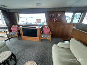salon, Hatteras, trawler for sale