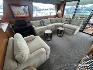 salon, Hatteras, trawler for sale