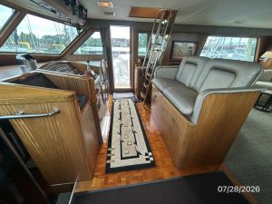 salon, Hatteras, trawler for sale