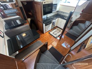 interior, Hatteras, trawler for sale
