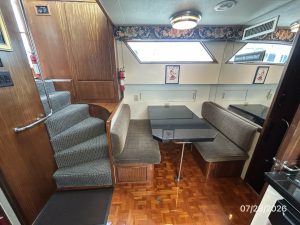 salon, Hatteras, trawler for sale
