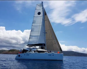 underway, Lagoon 450, catamaran for sale
