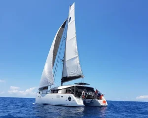 underway, Lagoon 450, catamaran for sale