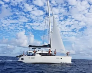 underway, Lagoon 450, catamaran for sale